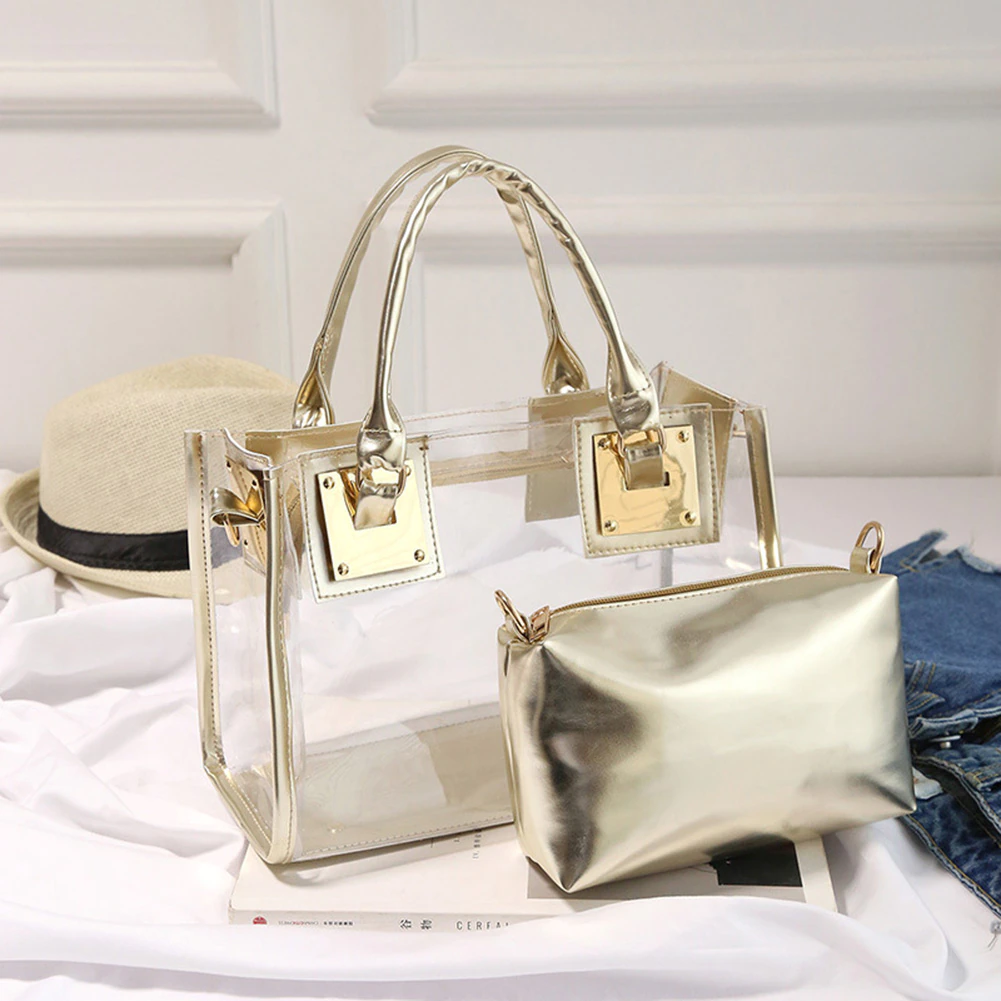 Clear PVC Crossbody Handbag