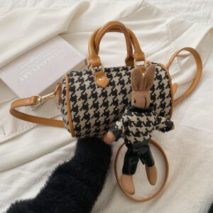 Trendy Woolen Cloth Crossbody