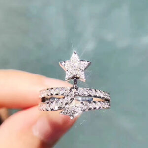 Five Point Star Fashion Ring